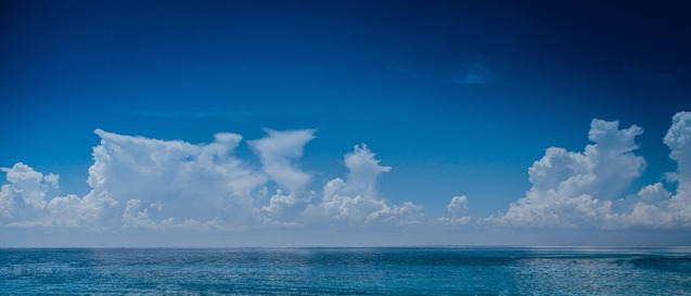 blue sky with clouds